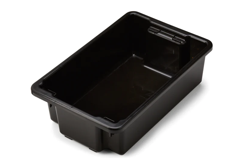 Fischer Plastics Viro-Tub 32 Black Bin Crate and Container 32L