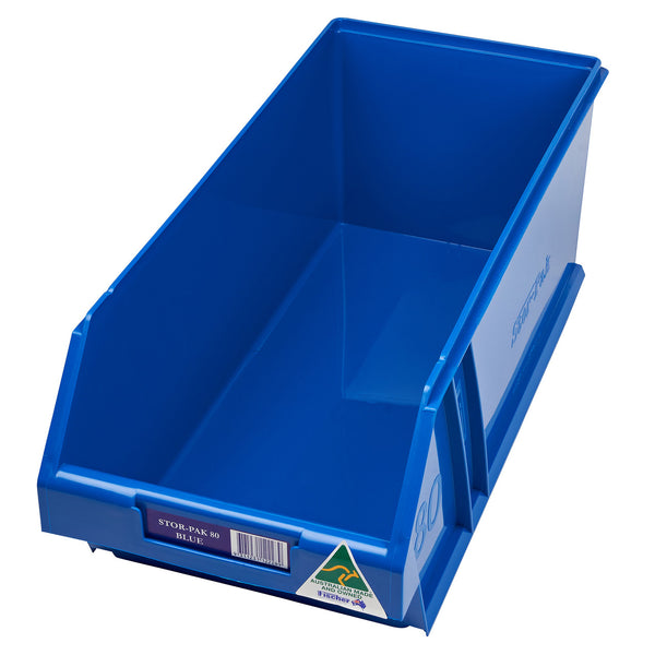 Fischer Plastics Stor-Pak 80 Blue Bin and Container 8L