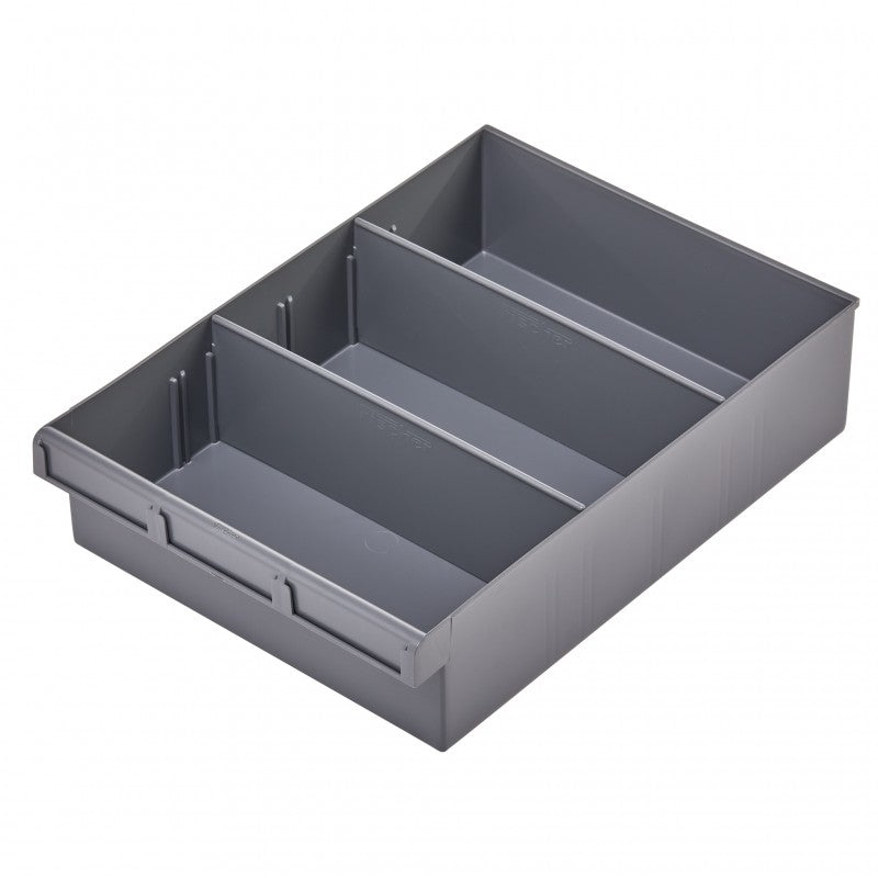 Fischer Plastics Spare Parts Tray 300W x 100H x 400D mm Grey