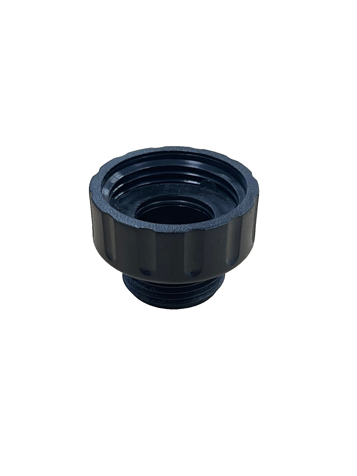 Plastic Garden Tap Reducing Adaptor 25mm Female x 20mm Male - Black