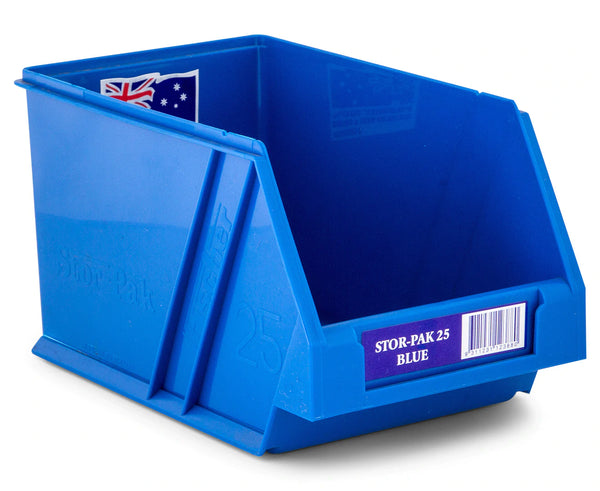 Fischer Plastics Stor-Pak 25 Blue Bin and Container 2.5L