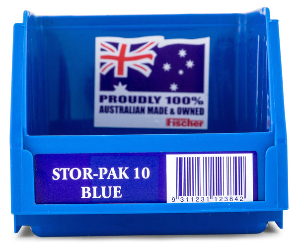 Fischer Plastics Stor-Pak 10 Blue Bin and Container 1L