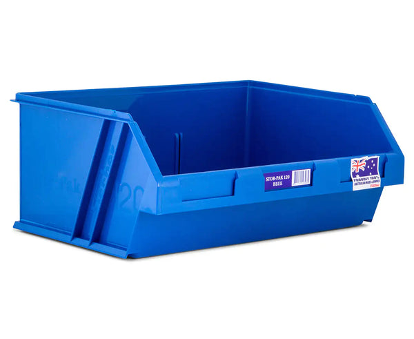 Fischer Plastics Stor-Pak 120 Blue Bin and Container 12L
