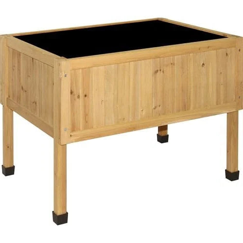 VegTrug Timber Low Raised Planter 780 x 580 x 560mm - Natural