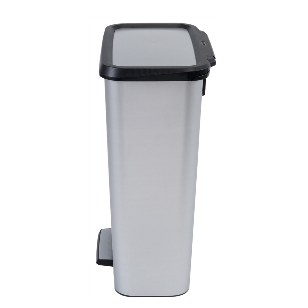 Curver Compattia 50L Duo Pedal Recycling Bin 23 + 23L – Steel Look