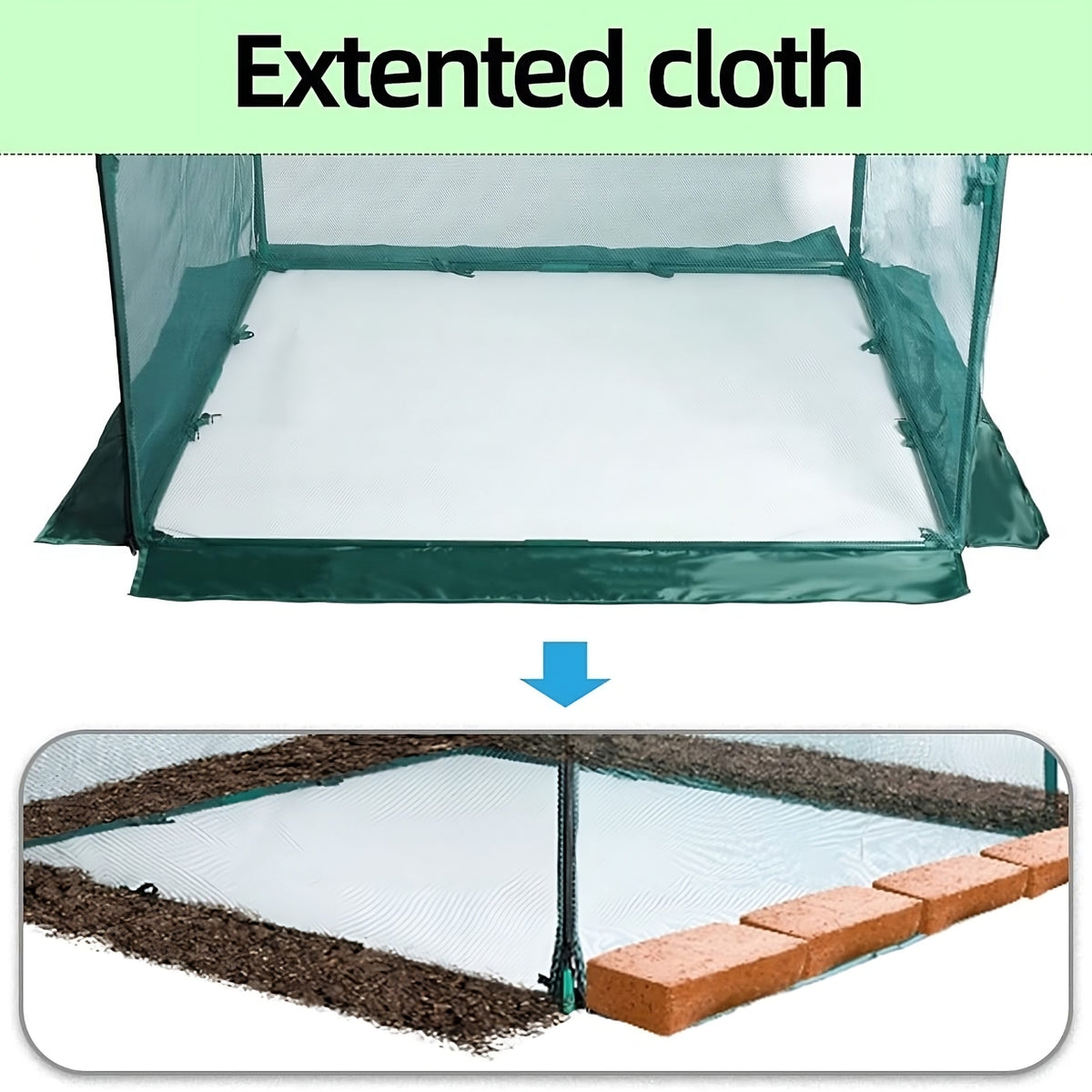 Maze Metal Frame Net Crop Protection Cage - Large 3m x 2m x 2m