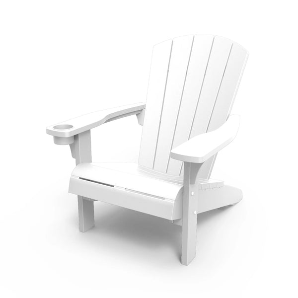 Keter Alpine Adirondack Chair - White 2 Pack