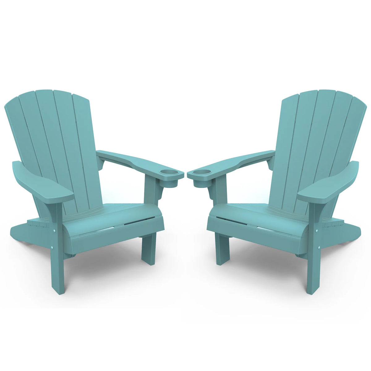 Keter Alpine Adirondack Chair - Turquoise 2 Pack