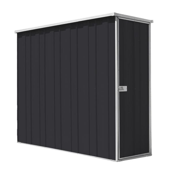 YardStore F26-S Flat Roof Steel Garden Shed - 0.72m x 2.1m x 1.8m