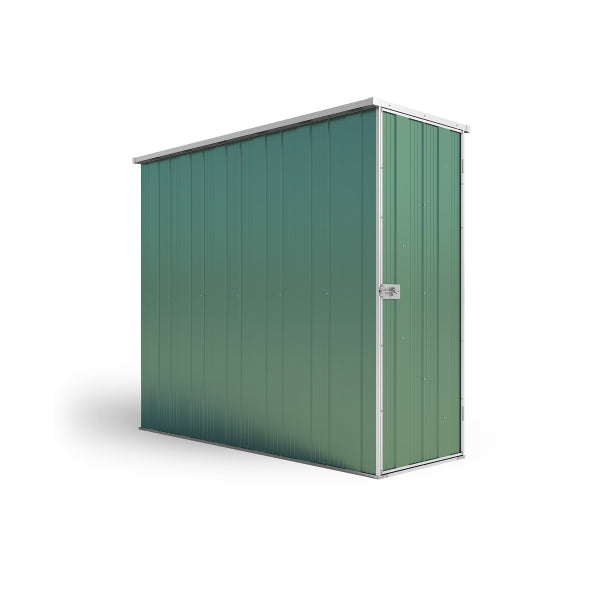YardStore F26-S Flat Roof Steel Garden Shed - 0.72m x 2.1m x 1.8m