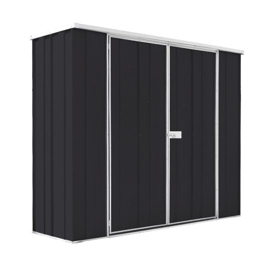 YardStore F62-D Flat Roof Steel Garden Shed - 2.1m x 0.72m x 1.8m