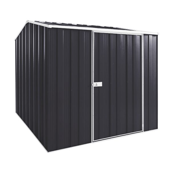 YardStore G68-S Gable Roof Steel Garden Shed - 2.1m x 2.8m x 2.08m