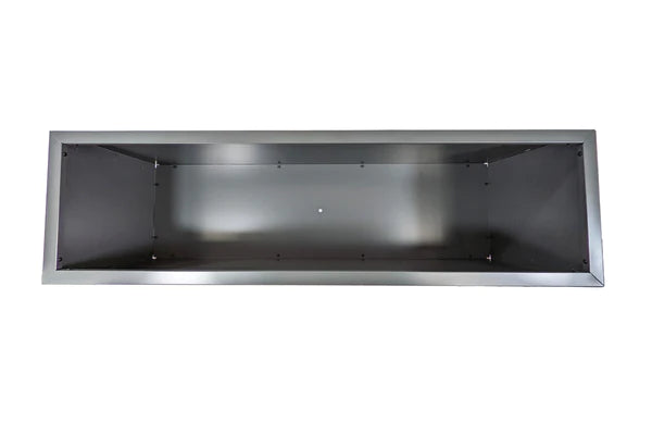 Greenlife Metal Designer Planter Box with Base 1200 x 400 x 500mm Charcoal