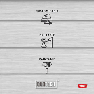 Keter Denali 380L Storage Box - Grey