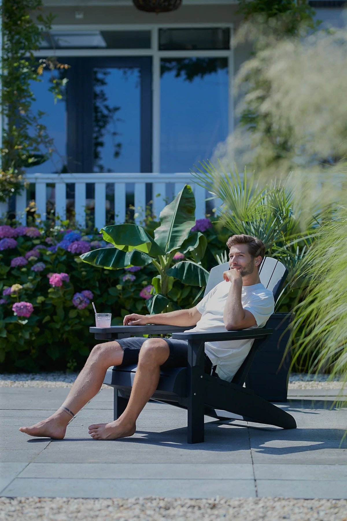 Keter Alpine Adirondack Chair - Graphite