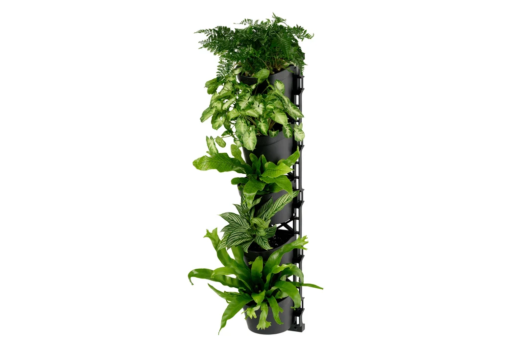 Maze Vertical Garden Wall Growing Kit - Black (25 Pots)
