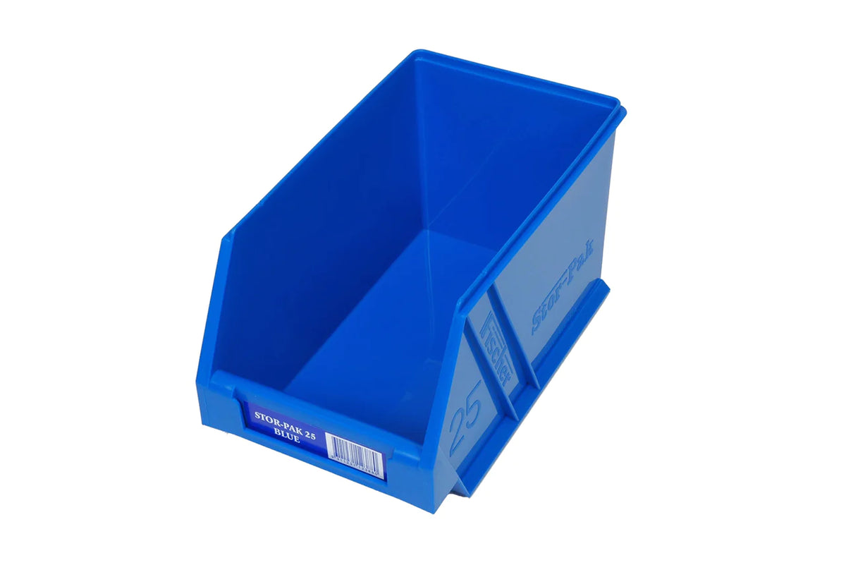 Fischer Plastics Stor-Pak 25 Blue Bin and Container 2.5L