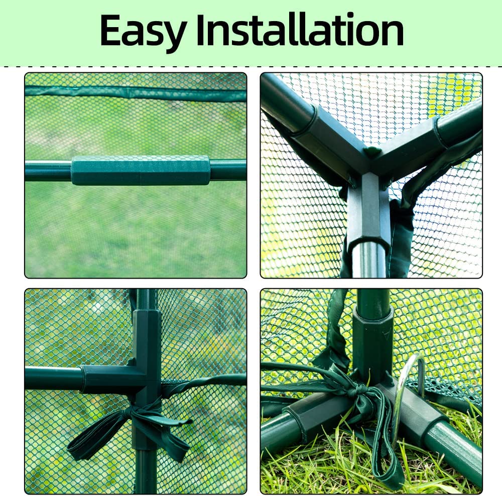 Maze Slim Metal Frame Net Crop Protection Cage