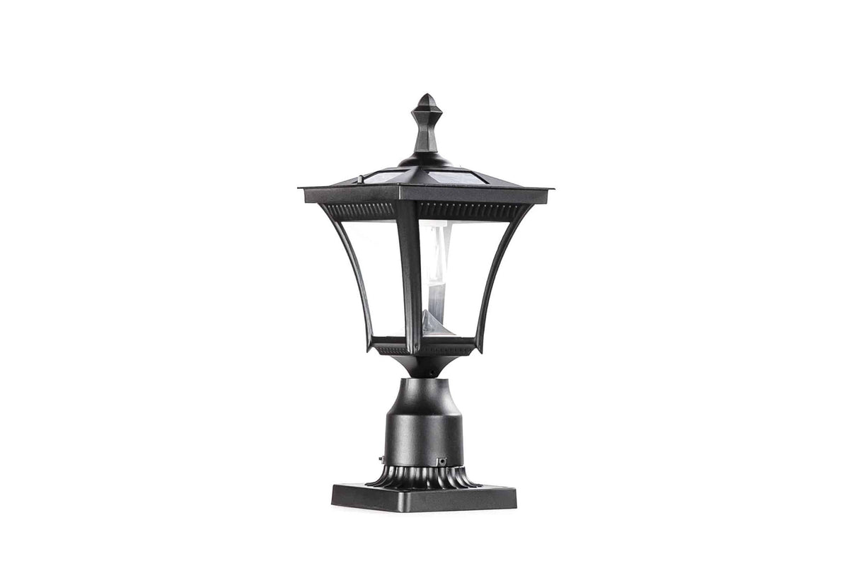 Takasho Solar Post Coach Light Heritage Style Lamp