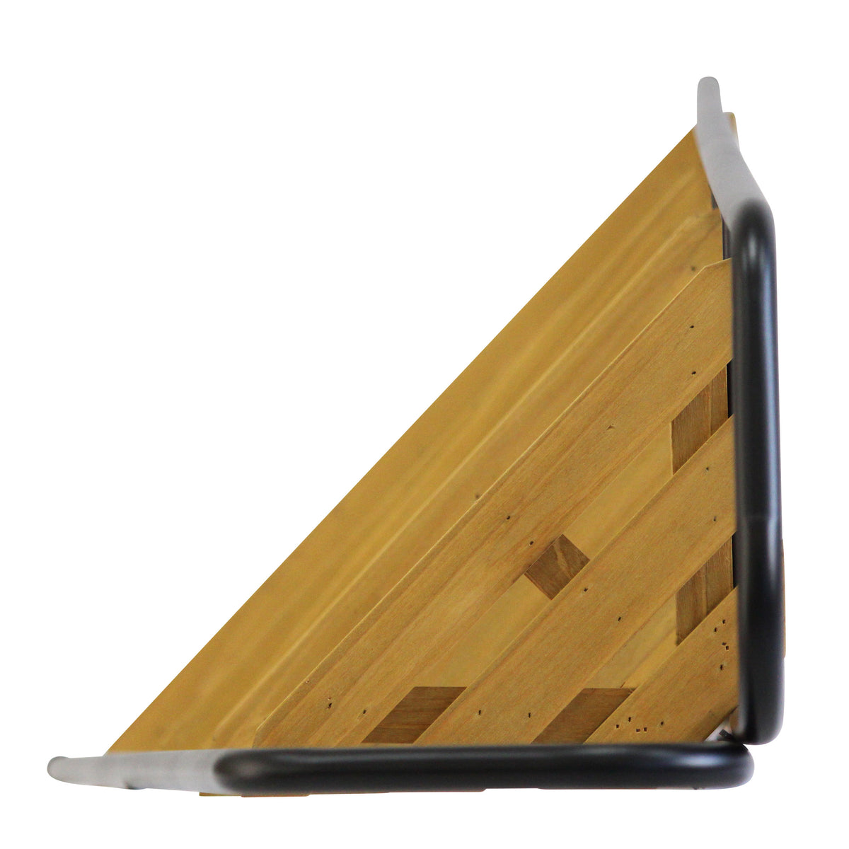 Takasho Moderno Corner Plant Stand 4 Shelf - Black/Natural Timber