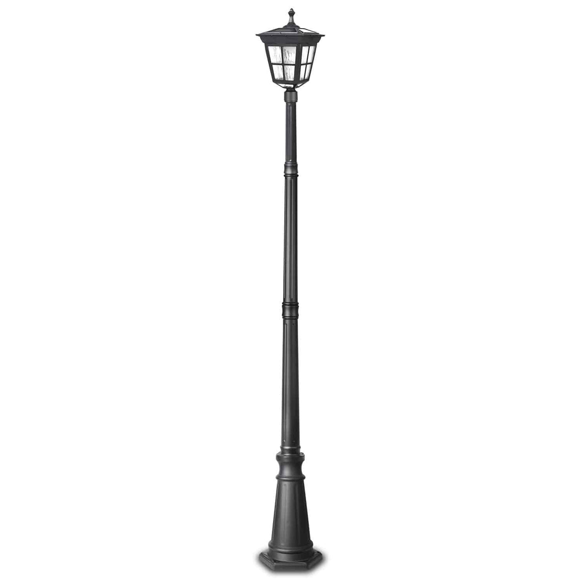 Takasho Single Post Light Heritage Style Lamp with Solar Panel 150lm