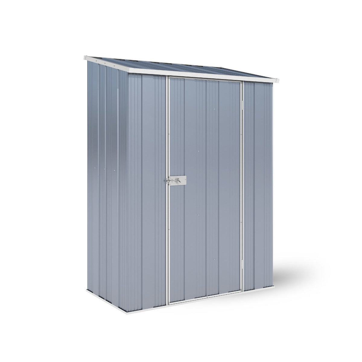 YardStore S42-S Sloped Roof Steel Garden Shed - 1.4m x 0.7m x 1.8m