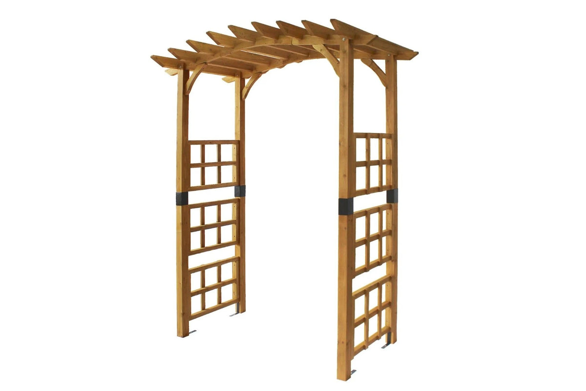 VegTrug Timber Garden Arch Ardleigh 1830 x 1100 x 2240mm Natural