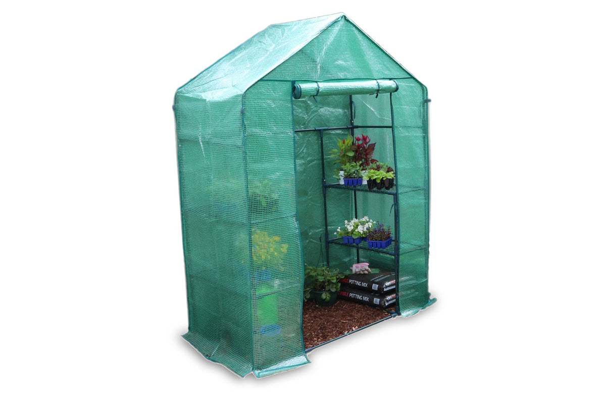 Greenlife 2 Tier Walk-in Greenhouse with PE Cover 1950 x 1430 x 730mm