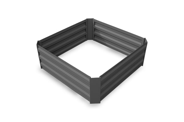 Greenlife Square Raised Garden Bed 850 x 850 x 300mm - Charcoal