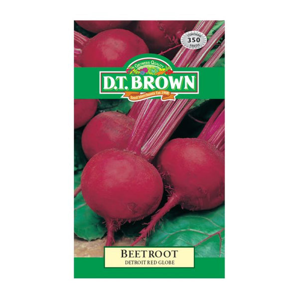 D.T. Brown Seeds - Beetroot Detroit - 350 Seed Pack