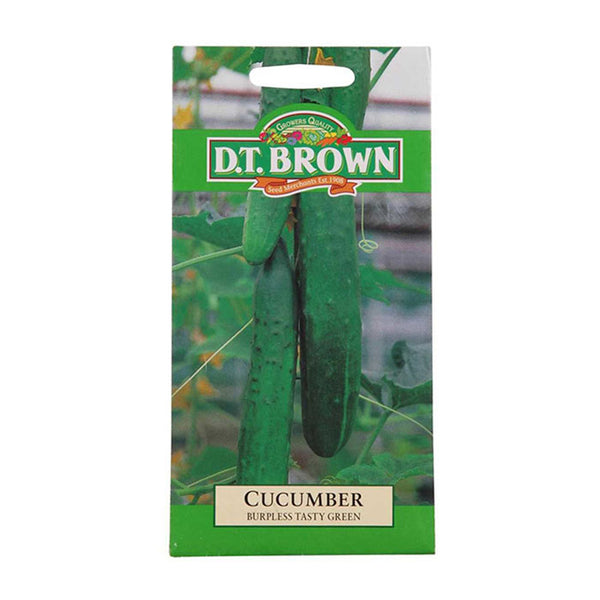 D.T. Brown Seeds - Cucumber Burpless - 10 Seed Pack
