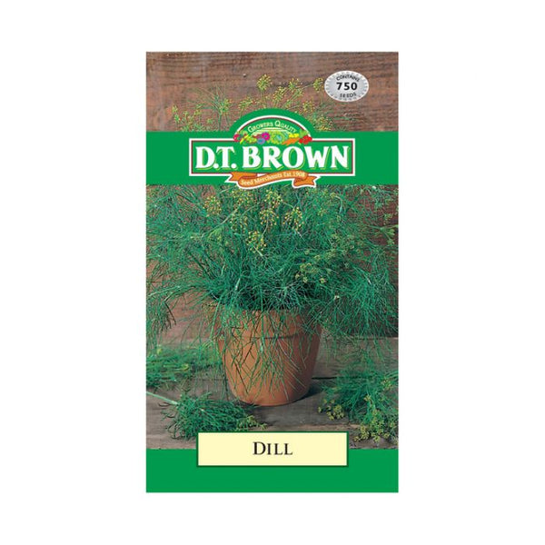 D.T. Brown Seeds - Dill - 750 Seed Pack