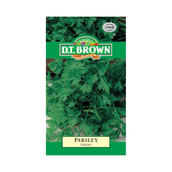 D.T. Brown Seeds - Parsley Italian - 1000 Seed Pack