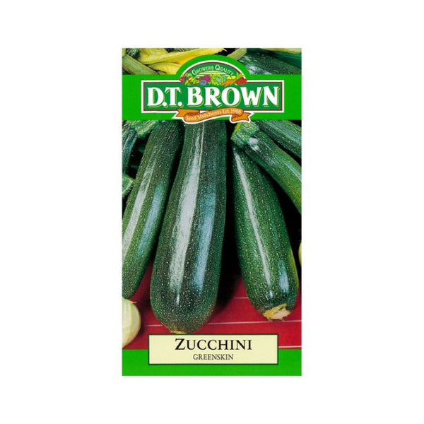 D.T. Brown Seeds - Zucchini Greenskin - 25 Seed Pack