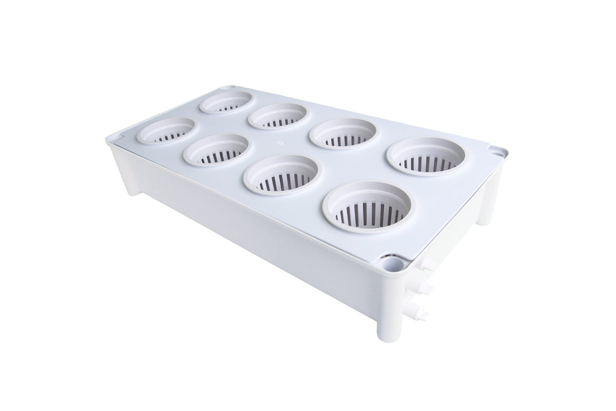 Greenlife Self-Watering Salad Planter Grower with 8 Pots - White