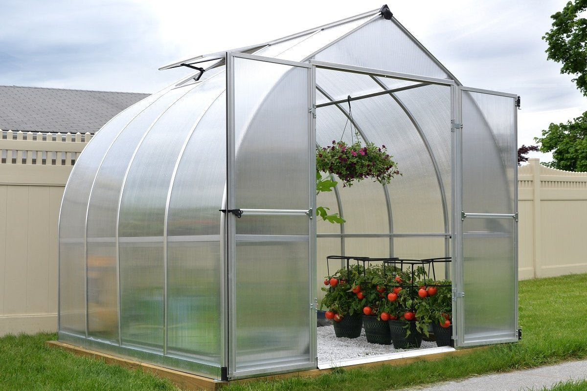 Maze Bella Premium Polycarbonate Greenhouse 8' x 8' (2.5m x 2.5m)