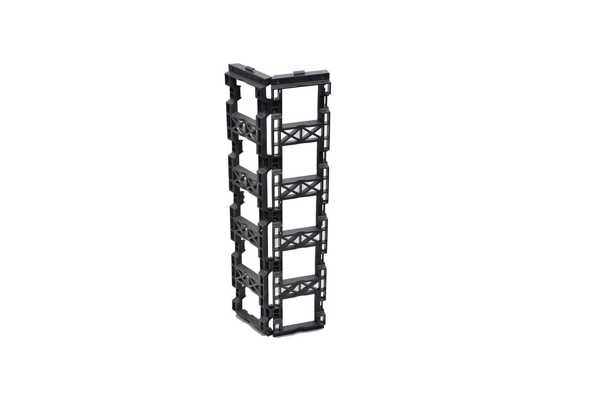 Maze Vertical Garden Wall Growing Kit - Black (15 Pots)