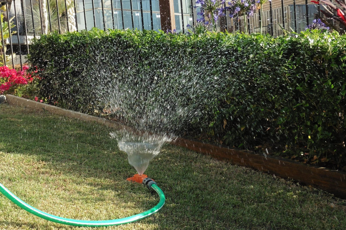 Dad's Favourite Lawn and Garden Metal Sprinkler - Orange