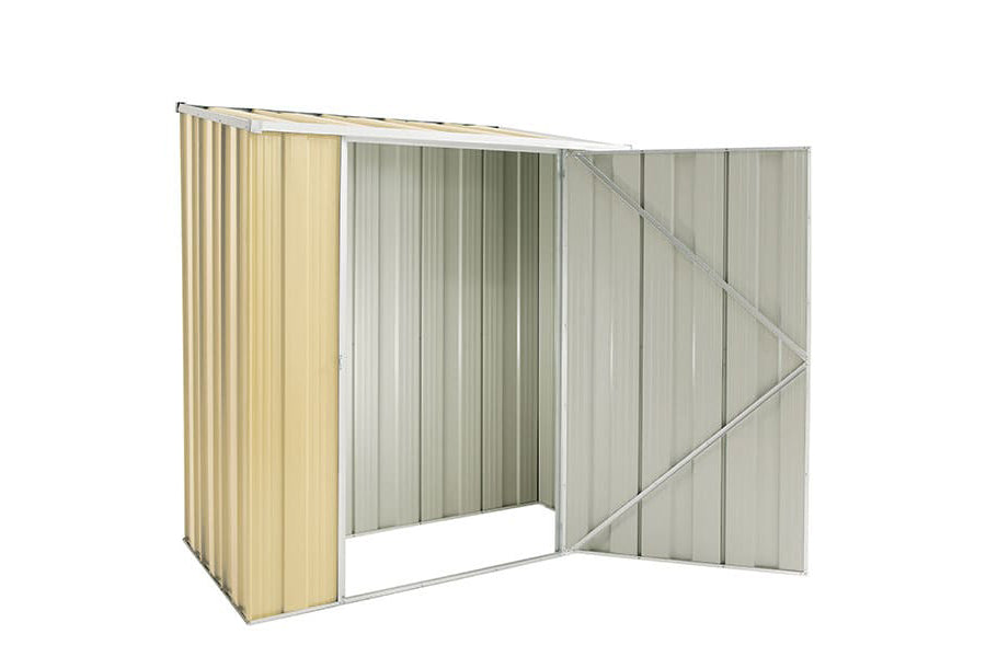 YardStore S53-S Sloped Roof Steel Garden Shed - 1.76m x 1.07m x 2.03m