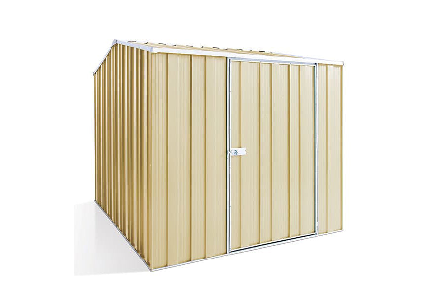 YardStore G68-S Gable Roof Steel Garden Shed - 2.1m x 2.8m x 2.08m