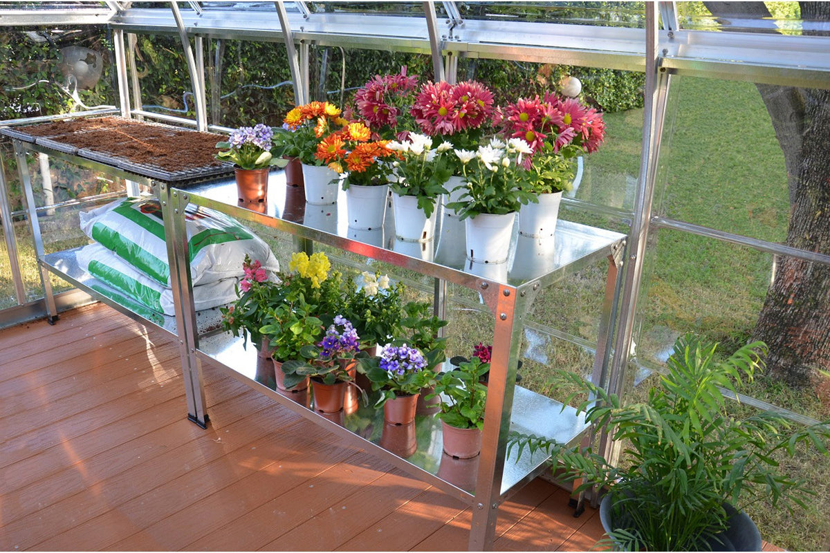 Maze Greenhouse Accessory - Steel Work Bench