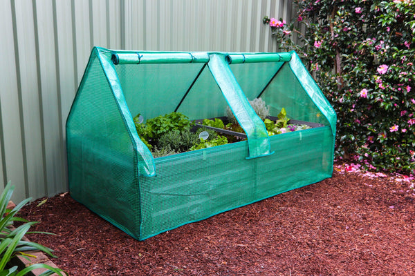 Greenlife Large Drop Over PE Greenhouse + Netting Cover 1850 x 950 x 1020mm