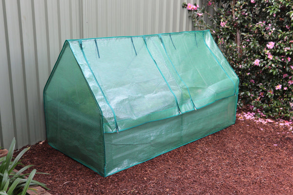 Greenlife Large Drop Over PE Greenhouse + Netting Cover 1850 x 950 x 1020mm