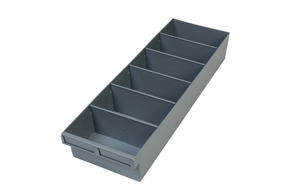 Fischer Plastics Spare Parts Tray 200W x 100H x 600D mm Grey