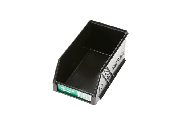 Fischer Plastics Viro-Pak 10 Black Bin and Container 1L