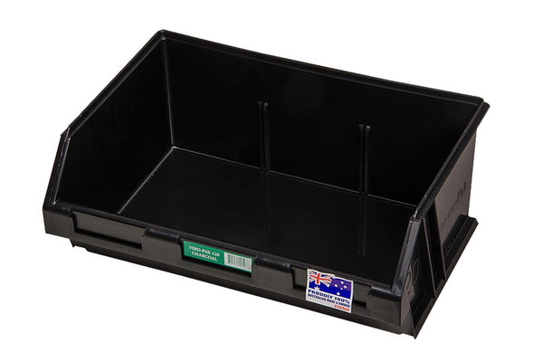 Fischer Plastics Viro-Pak 120 Black Bin and Container 12L