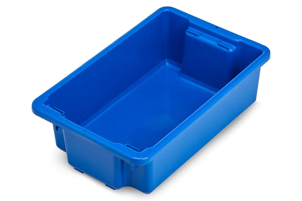 Fischer Plastics Stor-Tub 32 Blue Bin Crate and Container 32L