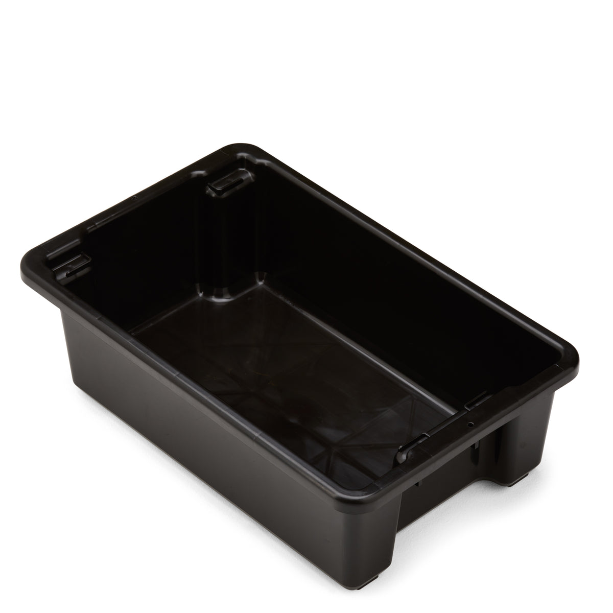 Fischer Plastics Viro-Tub 32 Black Bin Crate and Container 32L