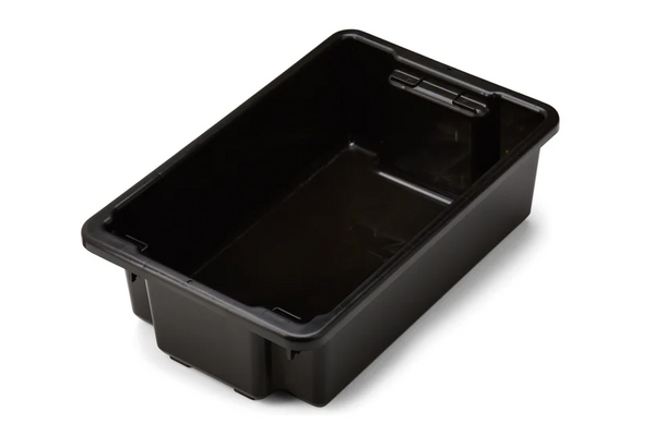 Fischer Plastics Viro-Tub 32 Black Bin Crate and Container 32L