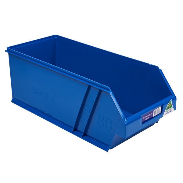 Fischer Plastics Stor-Pak 80 Blue Bin and Container 8L